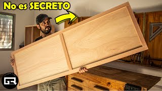 SECRETO de CARPINTERO Como HACER PUERTA para MUEBLES  FURNITURE DOOR MAKING [upl. by Jary]