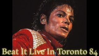 Michael Jackson  Beat It Live In Toronto 84 [upl. by Marinna]