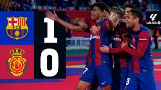 FC BARCELONA 1 vs 0 MALLORCA  LALIGA 202324 MD28 [upl. by Caia212]