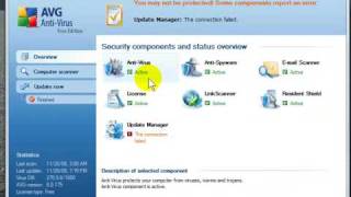 AVG Update Manager Error [upl. by Natalie]