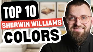 Top 10 Sherwin Williams Colors for EVERY Room in Your Home [upl. by Berny]