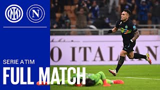 FULL MATCH  INTER vs NAPOLI  202122 SERIE A TIM  MATCHDAY 13 ⚫🔵🇮🇹 [upl. by Yendyc]