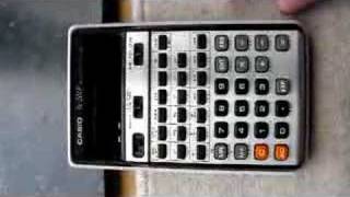 Casio Fx201 Calculator in Action [upl. by Noby483]