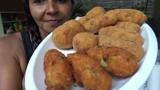 CROQUETES DE FRANGO FÁCIL DE FAZER [upl. by Cicily]