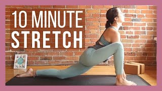 10 min Morning Yoga Full Body Stretch  Yoga with Kassandra [upl. by Carolin]