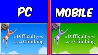 A difficult game about climbing  downloading the demanding climbing game on mobile [upl. by Ximenes]