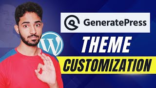 GeneratePress Theme Customization WordPress Website Design  Step by Step  Urdu  Hindi [upl. by Darnoc]