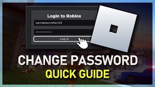 How To Change Roblox Account Password on PC  Tutorial [upl. by Tullusus]