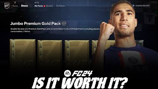 I opened a jumbo premium gold pack in eafc 24 ultimate team [upl. by Htezzil]