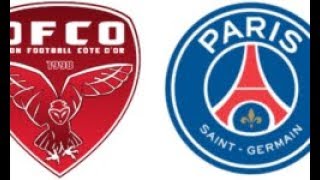 DIJON  PSG 9ème journée de Ligue 1 2017  2018 [upl. by Bywaters]