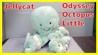 JELLYCAT Odyssey Octopus Little タコのぬいぐるみコレクション日記123 [upl. by Brezin]