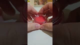 AOU glowy tint balm shade 01 apple balm kpop idol lip balm KpopSkincare [upl. by Llyrehc]