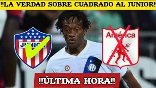 LO ÚLTIMO JUNIOR HOY LA VERDAD SOBRE CUADRADO AL JUNIOR  ¿ESTA SERÁ LA SORPRESITA DE DON FUAD [upl. by Ynnig206]