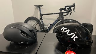 Kask Utopia Y initial impressions vs S Works Evade 3 [upl. by Ahtrim]