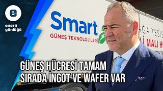 Smart Güneş hücreyi üretti sırada wafer ve ingot var SMRTG [upl. by Dorree]