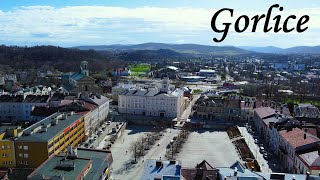 Rynek w Gorlicach z drona DJI 4k  Rynek w Gorlicach z lotu ptaka DJI 4k [upl. by Akilam]