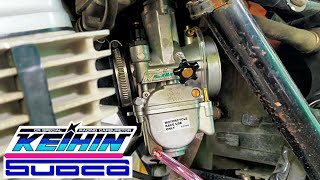 KEIHIN SUDCO PWK 32mm FOR HONDA SUPREMO 200cc  Installation and Tuning [upl. by Embry]