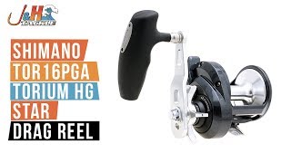 Shimano TOR16PGA Torium HG Star Drag Reel  JampH Tackle [upl. by Salvatore]