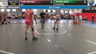 2297 Junior Men 160 Fredy Guevara gps vs Timothy Suter franklinville 4139104104 [upl. by Gerdy]