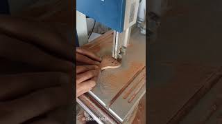 Scheppach Basa 1 Şerit Testere ile Maun kavisli Kesim scheppach basa1 bandsaw şerittestere [upl. by Ettelrac]