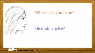 Aprendendo inglês com diálogos em Inglês  Aula 1• De onde você é [upl. by Araem]