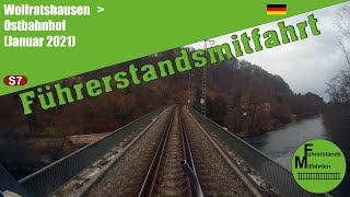 Deutschland Führerstandsmitfahrt 2021  SBahn München  S7 Wolfratshausen  Ostbahnhof [upl. by Anewor]