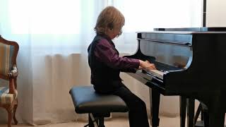 Maddox Marsollek 7 y o  Variations on a Theme by Paganini op 1 24 by Isaak Berkowitsch [upl. by Gregg]