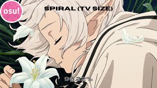 OsuMania Spiral TV Size 4K Sanaes Fumidasu Yuuki 9822 [upl. by Hpeseoj84]