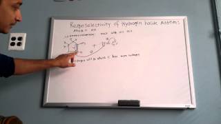 Addition of hydrogen halide to alkene [upl. by Livingston324]