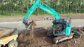 Kobelco ED160 Bladerunner with SMP tiltrotator [upl. by Kemppe]