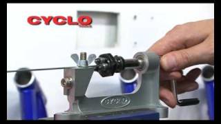 CYCLO Tools Spoke Thread Rolling Machine [upl. by Rae125]