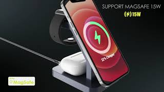 EGO MAGDOCK 3IN1 Wireless Charging Station [upl. by Nacim300]