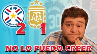 Paraguay 2 Argentina 1  Reacción de un Hincha Argentino  Eliminatorias Sudamericanas [upl. by Rubetta805]