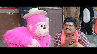 Veeranna Kannada Movie Back To Back Comedy Scenes  Jaggesh  Ravali  Tennis Krishna [upl. by Ahseik57]