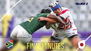 Defiant defence secures HUGE victory  Final Minutes  South Africa v Japan  WXV 2 2024 [upl. by Kirch]