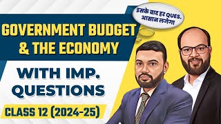 Government Budget amp The Economy  Class 12 Economics  Imp Questions  CBSE Board Exam 202425 [upl. by Dyer]