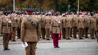 Remembrance Parade at NATO Forward Holding Base Sennelager [upl. by Naehs656]