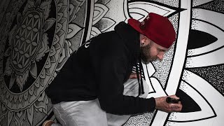 Drawing a Massive Dotwork Mandala [upl. by Juan429]