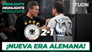 Alemania 21 Francia  HIGHLIGHTS  Amistoso Internacional  TUDN [upl. by Carleen796]