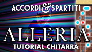 ALLERIA Tutorial Chitarra  Pino Daniele [upl. by Darda939]