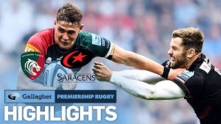 Leicester v Saracens  HIGHLIGHTS  Last Minute Drama In The Final  Gallagher Premiership 2122 [upl. by Nissensohn]