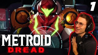 Metroid Dread  First Playthrough  Part 1 [upl. by Gabriellia991]