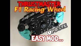 Thrustmaster F1 racing wheel Easy mod update [upl. by Letnuahs]