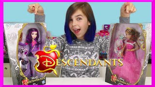 DISNEY DESCENDANTS  AUDREY and MAL  Toy Doll Review [upl. by Ahkeber]