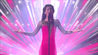 Aminata Savadogo  Love Injected Latvia Eurovision General repetition 2 semifinals [upl. by Aurilia453]