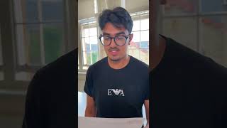 Aayush reveals his A Level Results alevelresultsday2024 [upl. by Ahsilram]