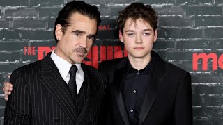 Colin Farrell Attends The Penguin Premiere with LookAlike Son Henry [upl. by Elyrrad]