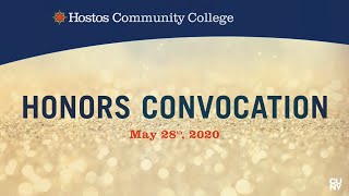 36th Hostos Honors Convocation Virtual [upl. by Rowen500]