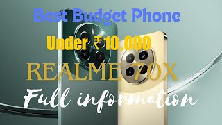 India s best phone Under ₹10000 Realme 70x 5G phone full information within 2 minutesmobilephone [upl. by Treblih]