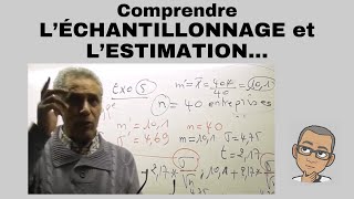 ExosCorrigés ÉCHANTILLONNAGE ET ESTIMATION Simplement [upl. by Anneuq]